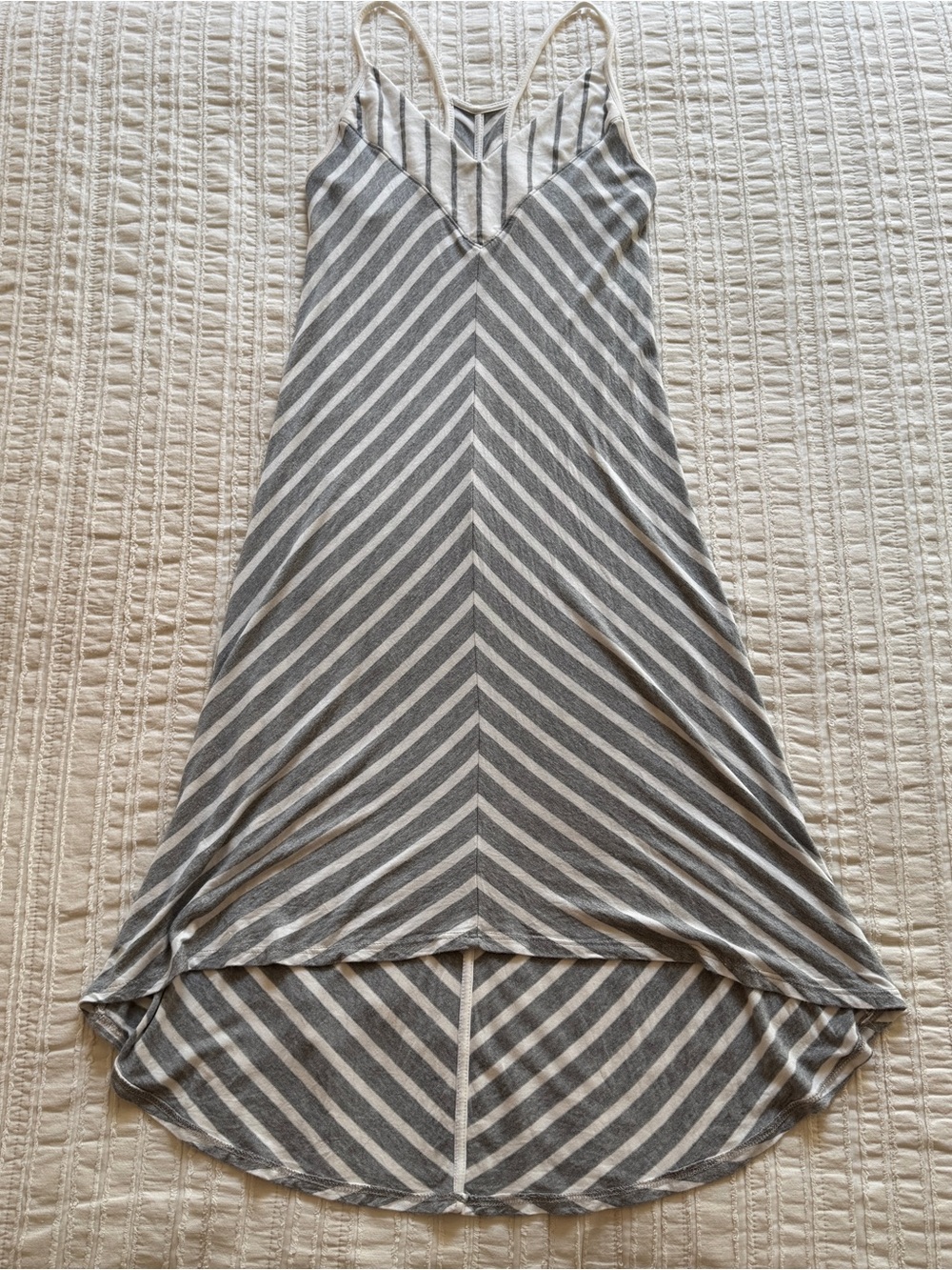 Laila Jayde Paula Knit High Low Strapless Dress Size S